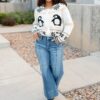 Stella Cream Patterned Cardigan