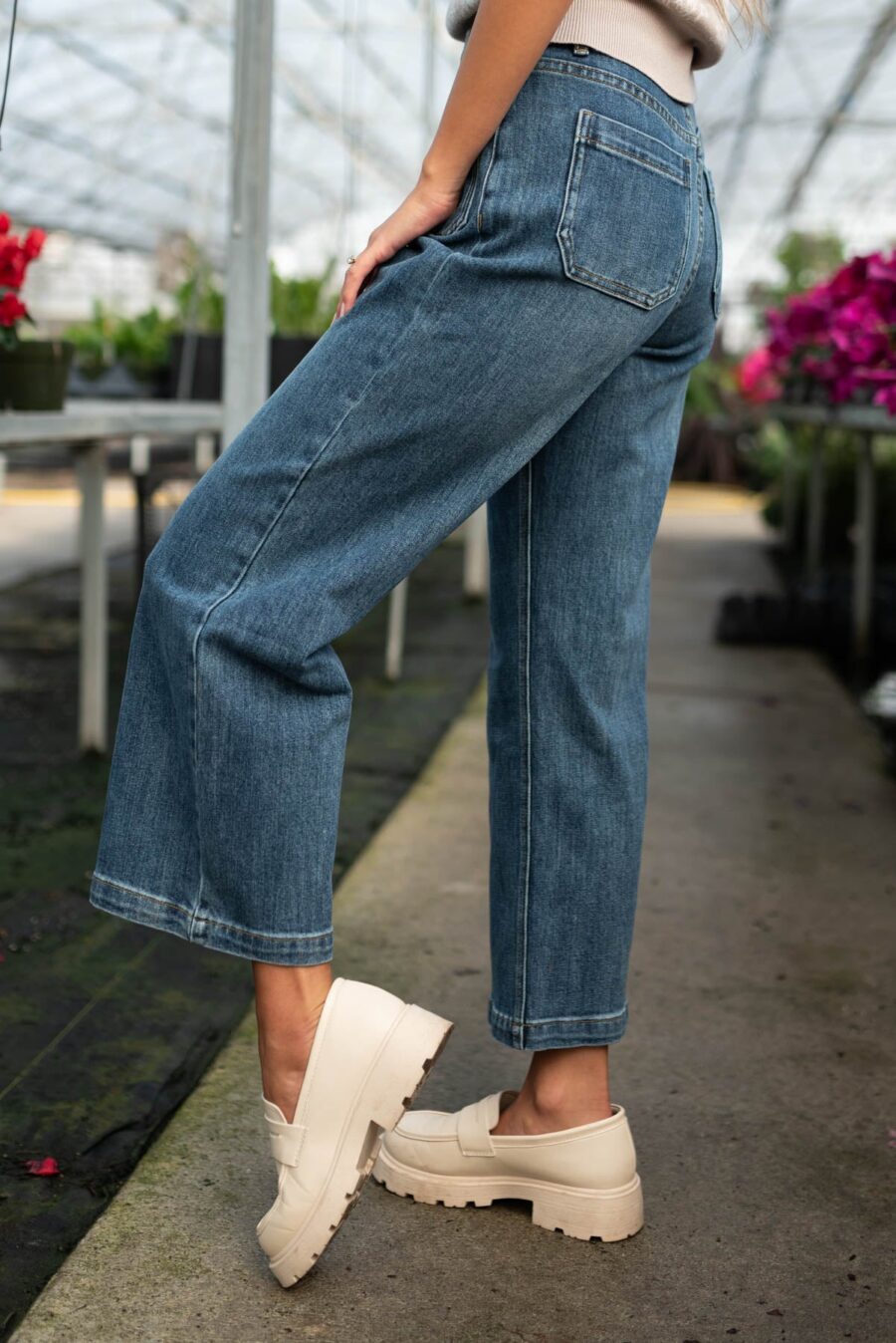 Sue Denim Straight Leg Pants