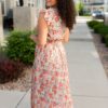 Susan Vintage Sage Floral Dress