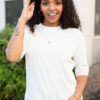 Tabitha Ivory Lace Top