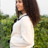 Talea Cream Bow Cardigan