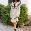 Tatiana Cream Ruffle Dress