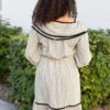 Tatiana Cream Ruffle Dress