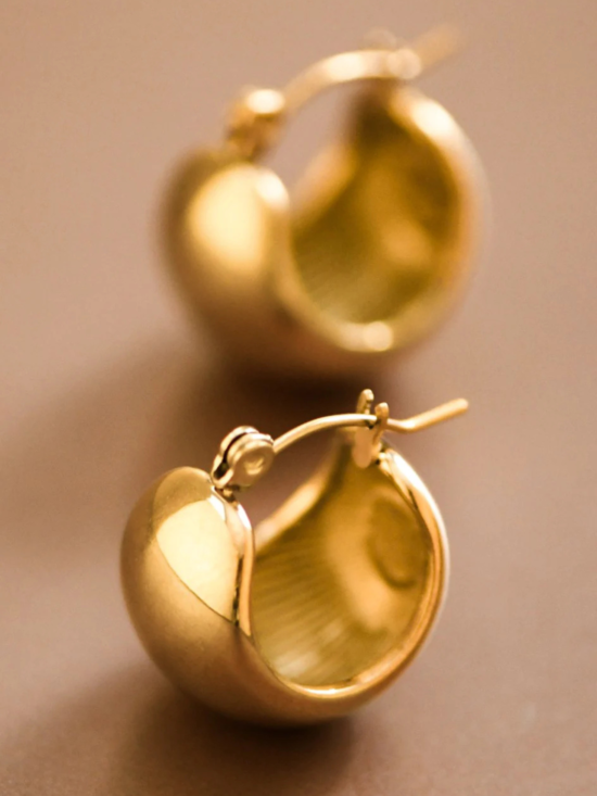 Taylor 18K Hoop Earrings