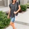Teresa Denim Bermuda Shorts