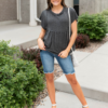 Teresa Denim Bermuda Shorts