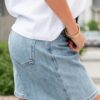 Thalia Denim High Waist Bermuda Shorts