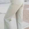 Thea Sage Wide Leg Pants