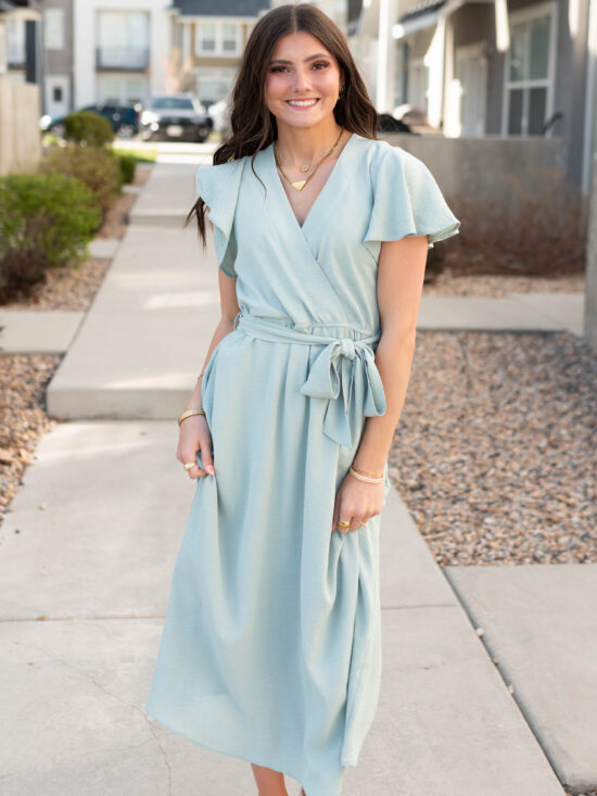 Tiffany Sage Dress