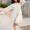 Tilley Cream Patterned Dress