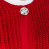 Valentina Red Knit Sweater Vest