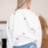 Valerie White Cherry Pullover