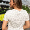 Vanessa Grey Leopard Print Top