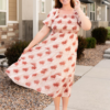 Victoria Rose Floral Tiered Dress