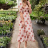 Victoria Rose Floral Tiered Dress