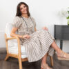 Vinnie Navy Stripe Dress
