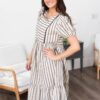 Vinnie Navy Stripe Dress