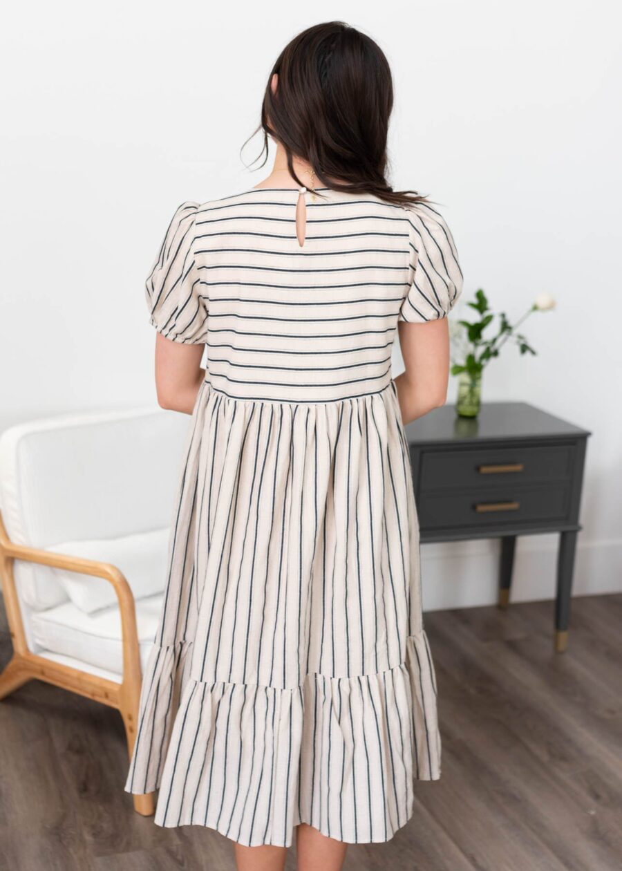 Vinnie Navy Stripe Dress