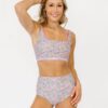 Whimsy Floral Scoop Bralette