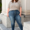 Willow Black Stripe Top