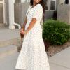 Wren White Polka Dot Dress
