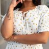 Wren White Polka Dot Dress