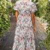 Zoie Blue Floral Tiered Dress