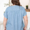 Zuri Striped Chambray Top